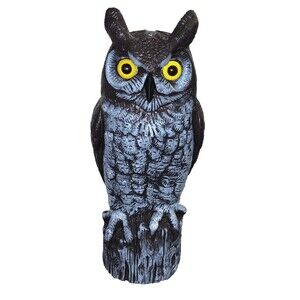 Dalen Products Vintage Owl Blow Mold Halloween 1990 Outdoor Garden Decoy 16" USA
